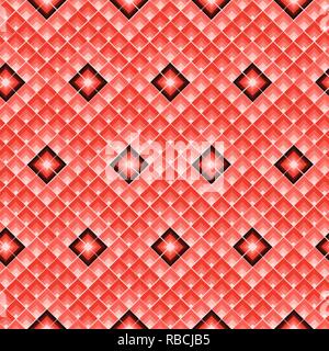 Plätze wiederholen. Geometrische nahtlose Muster. Rechtecke Fliese Hintergrund Stock Vektor