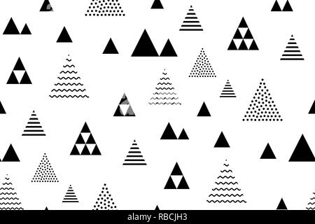 Zusammenfassung nahtlose Muster mit kleinen Dreiecke wiederholen Stock Vektor