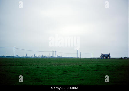 St Fergus gas Terminal in der Nähe von Fraserburgh, Schottland, Großbritannien. Stockfoto