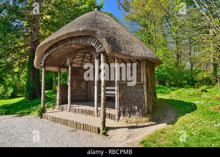 Nordirland, County Fermanagh, Florence Court Gardens, das Sommerhaus. Stockfoto