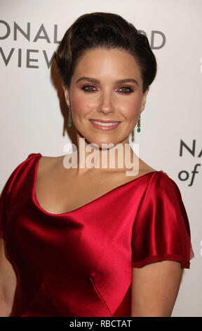 Januar 8, 2019 - New York City, New York, USA - Schauspielerin Sophia Bush besucht die 2019 National Board of Review jährlichen Awards Gala in Cipriani 42nd Street statt. (Bild: © Nancy Kaszerman/ZUMA Draht) Stockfoto