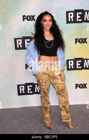 Los Angeles, Ca, USA. 8 Jan, 2019. Tinashe, FOX'S Fernseher Mieten: Live drücken Sie Quark im Fox in Los Angeles, Kalifornien am 8. Januar 2019. Credit: Faye Sadou/Medien Punch/Alamy leben Nachrichten Stockfoto