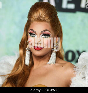 Los Angeles, USA. 8. Januar, 2019. Drag Queen/Schauspieler Valentina (James Andrew Leyva) kommt beim FOX'S "mieten" drücken Sie Quark im Fox Studio Lot am 8. Januar 2019 in Century City, Los Angeles, Kalifornien, USA. (Foto von Xavier Collin/Image Press Agency) Quelle: Bild Presse Agentur/Alamy leben Nachrichten Stockfoto