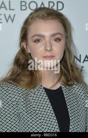 Elsie Fisher in der Ankunftshalle für National Board of Review (NBR) Awards Gala, Cipriani 42nd Street, New York, NY, 8. Januar 2019. Foto: Kristin Callahan/Everett Collection Stockfoto