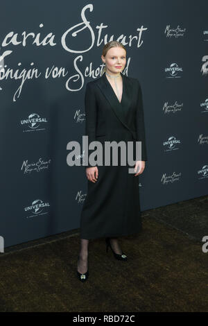 Berlin, Deutschland. 09 Jan, 2019. Schauspielerin Maria Dragos bei Fotoshooting Fotoshooting des Films 'Maria Stuart, Königin von Schottland". Credit: Jöšrg Carstensen/dpa/Alamy leben Nachrichten Stockfoto