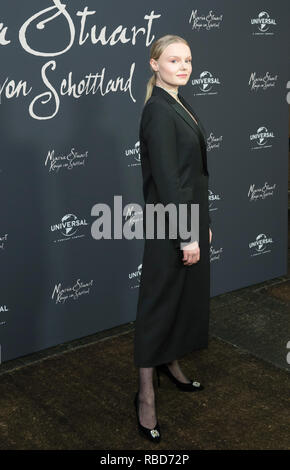 Berlin, Deutschland. 09 Jan, 2019. Schauspielerin Maria Dragos am Fotoshooting des Films 'Maria Stuart, Königin von Schottland". Credit: Jöšrg Carstensen/dpa/Alamy leben Nachrichten Stockfoto