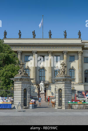 Hauptgebäude, Humboldt Universität, Unter den Linden, Mitte, Berlin, Deutschland, Hauptgebaeude, Humboldt-Universitaet, Unter den Linden, Mitte, De Stockfoto