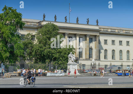 Hauptgebäude, Humboldt Universität, Unter den Linden, Mitte, Berlin, Deutschland, Hauptgebaeude, Humboldt-Universitaet, Unter den Linden, Mitte, De Stockfoto