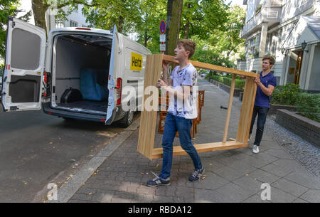 Bewegen, Berlin, Deutschland, Umzug, Deutschland Stockfoto