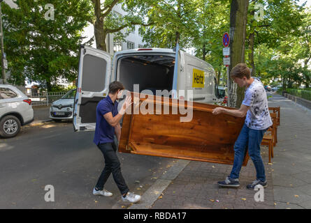 Bewegen, Berlin, Deutschland, Umzug, Deutschland Stockfoto