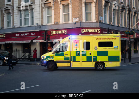 Notdienst Fahrzeuge in London Stockfoto