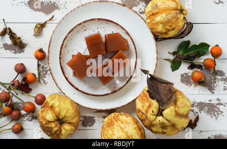 Quitte Brot, Dulce de Membrillo, Spanisch süß Stockfoto