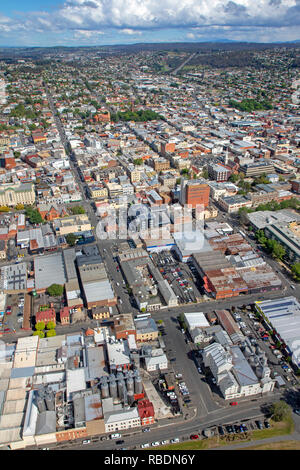 Luftaufnahme von Launceston Stockfoto