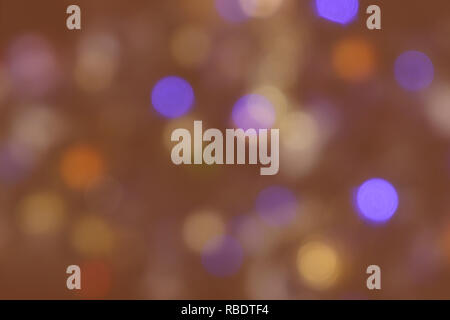 Bokeh abstrakt orange Coral light Hintergrundbild Textur retro Stockfoto