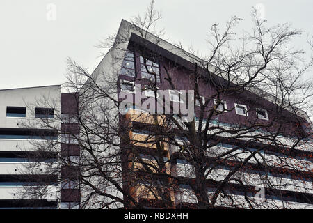 SINAIA, Rumänien - November 7, 2018. Hotel International im Winter, Sinaia, Prahova Valley, Rumänien. Stockfoto