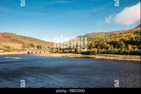 Dürre auf die Dämme Ladybower Derbyshire Ray Boswell Stockfoto