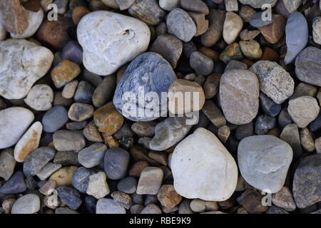 Pebble Stone garten Bodenbeläge Felsen Textur background-image. Stockfoto