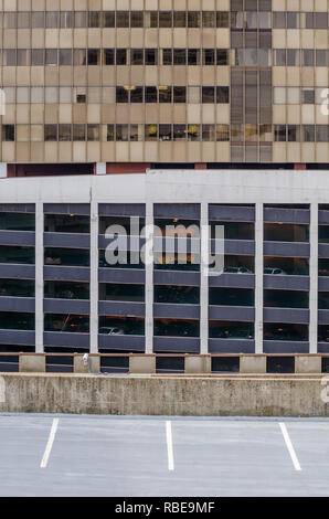 Kommerzielle Gebäude in der Innenstadt von Clayton Stockfoto