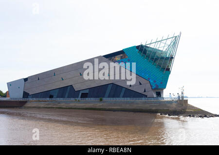 Die tiefe Aquarium, Sammy's Point, Tower Street, Kingston upon Hull, East Riding von Yorkshire, England, Vereinigtes Königreich Stockfoto