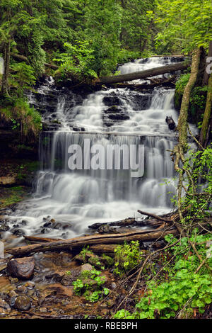 Wagner, Wagner fällt, malerischen Ort, Alger County, Michigan, USA Stockfoto