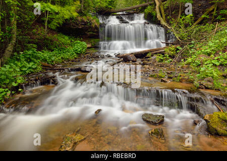 Wagner, Wagner fällt, malerischen Ort, Alger County, Michigan, USA Stockfoto