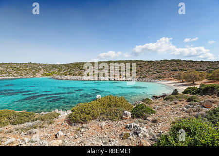 The beach Agia Dynami in Chios island, Greece Stockfoto