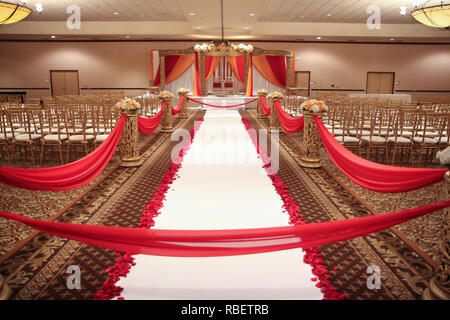 Indische Hochzeit Mandap Stockfoto