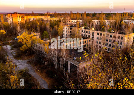 Bilder aus Tschernobyl, Ukraine Stockfoto