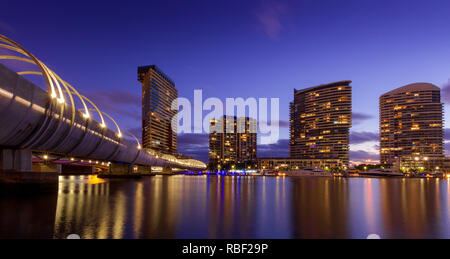 Webb Brücke Stadt Melbourne Victoria Australien Stockfoto