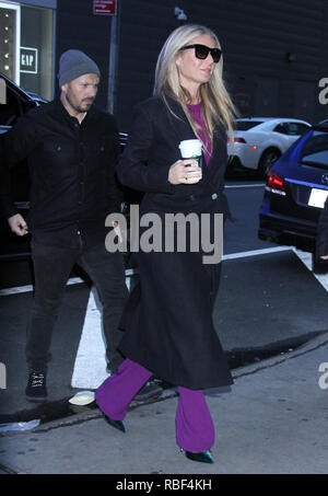 NEW YORK, NY - 09 Januar: Gwyneth Paltrow bei Good Morning America in New York City gesehen am 09 Januar, 2019. Credit: RW/MediaPunch Stockfoto