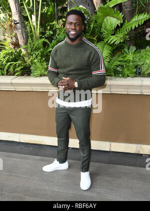 Beverly Hills, CA, USA. Januar 2019. 30. Oktober 2018 – Beverly Hills, Kalifornien – Kevin Hart. "The Upside" Fotoanruf im Four Seasons in Beverly Hills. Foto: Birdie Thompson/AdMedia Stockfoto