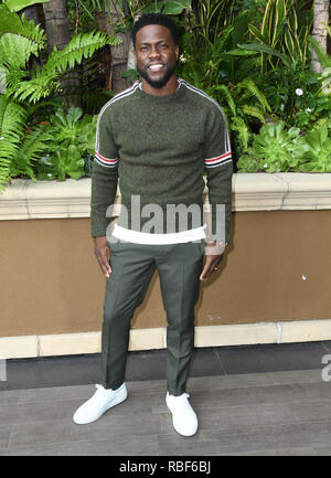 Beverly Hills, CA, USA. Januar 2019. 30. Oktober 2018 – Beverly Hills, Kalifornien – Kevin Hart. "The Upside" Fotoanruf im Four Seasons in Beverly Hills. Foto: Birdie Thompson/Admedia Stockfoto