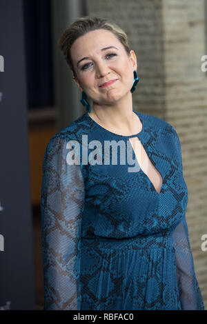 Berlin, Deutschland. 09 Jan, 2019. Direktor Josie Rourke am Fotoshooting der Film 'Maria Stuart, Königin von Schottland". Credit: Jšrg Carstensen/dpa/Alamy leben Nachrichten Stockfoto