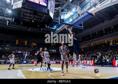 Moskau, Moskau, Russland. 8 Jan, 2019. Jan Vesely, #24 von Fenerbahce Istanbul in Aktion während der Match gegen Khimki Moskau in Runde 17 der Turkish Airlines Euroleague Spiel der Saison 2018-2019 gesehen. Credit: Nicholas Müller/SOPA Images/ZUMA Draht/Alamy leben Nachrichten Stockfoto