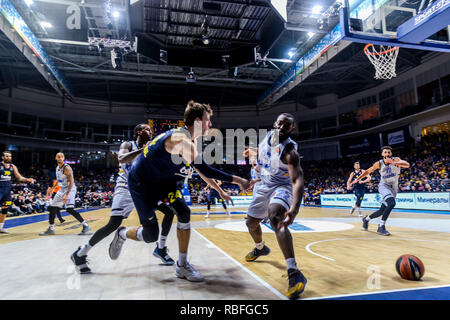 Moskau, Moskau, Russland. 8 Jan, 2019. Jan Vesely, #24 von Fenerbahce Istanbul in Aktion während der Match gegen Khimki Moskau in Runde 17 der Turkish Airlines Euroleague Spiel der Saison 2018-2019 gesehen. Credit: Nicholas Müller/SOPA Images/ZUMA Draht/Alamy leben Nachrichten Stockfoto