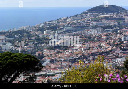 Funchal, Portugal. 20 Nov, 2018. Das Stadtgebiet von Funchal auf der portugiesischen Insel Madeira. Quelle: Holger Hollemann/dpa/Alamy leben Nachrichten Stockfoto