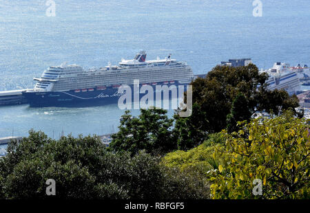 Funchal, Portugal. 20 Nov, 2018. "Mein Schiff 1" im Hafen in der Nähe der Stadt von Funchal auf der portugiesischen Insel Madeira. Quelle: Holger Hollemann/dpa/Alamy leben Nachrichten Stockfoto