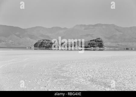 In der Nähe des Dash Adasi Island, einem der kleinen Insel Urmia See, auf der nordwestlich von Urmia See Stockfoto