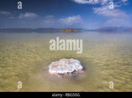 In der Nähe des Dash Adasi Island, einem der kleinen Insel Urmia See, auf der nordwestlich von Urmia See Stockfoto