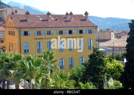 Grasse (Frankreich): Internationaler Parfümerie Museum, Grasse (Frankreich), die Welthauptstadt des Parfüms: Internationale Parfümerie M Stockfoto