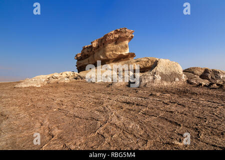 Sanduq Island, einem der smalls Insel Urmia See, im Nordwesten von Urmia See Stockfoto