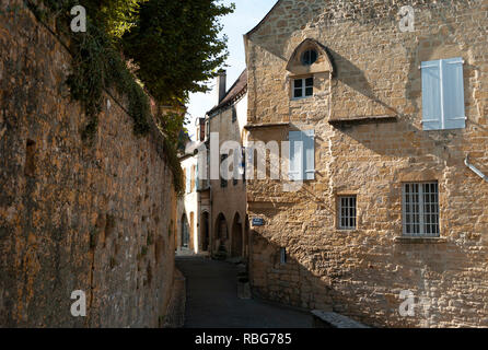 Rue Marsis, Gourdon, Lot, Frankreich Stockfoto