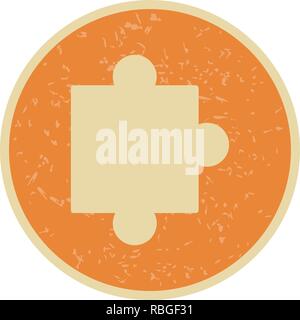 Vektor Puzzleteil Symbol Stock Vektor