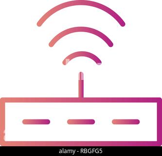 Vektor Router Symbol Stock Vektor