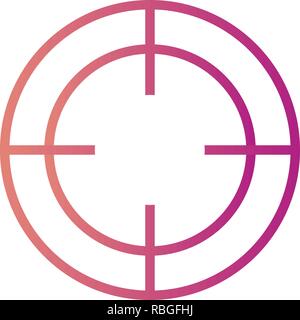 Vektor Zielsymbol Stock Vektor