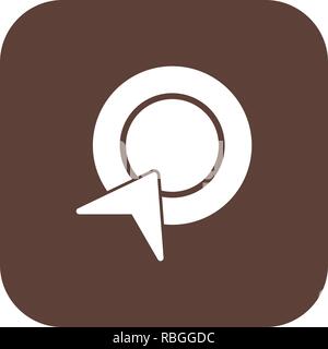 Vektor Bezahlung pro Klicken Sie auf das Symbol Stock Vektor