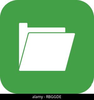 Vektor Symbol Ordner Stock Vektor