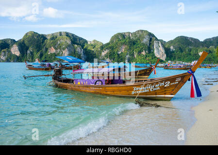 Koh Phi Phi Don Island Beach, Thailand. Tag 18. Dezember 2018 Stockfoto