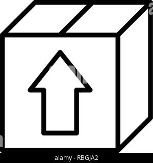 Vektor Paket Symbol Stock Vektor