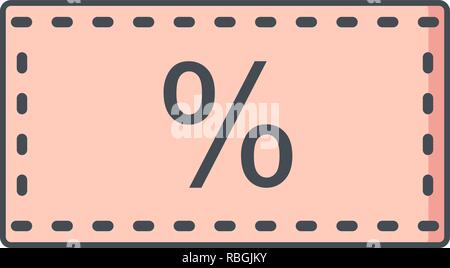 Vektor Rabatt Symbol Stock Vektor